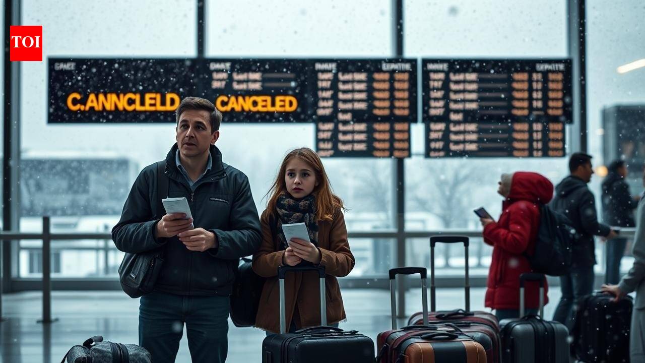 US snow storm cancelled your flight? Here's what you need to know