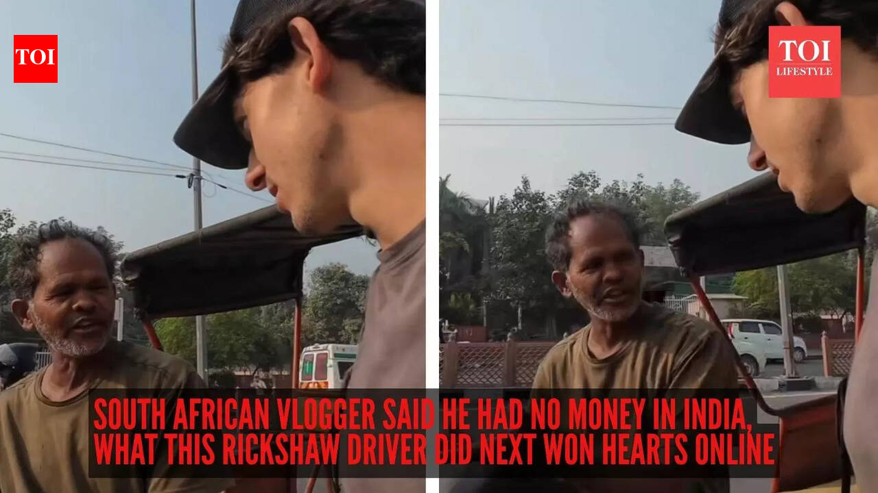 South African vlogger said he had no money in India; what this rickshaw driver did next won hearts online
