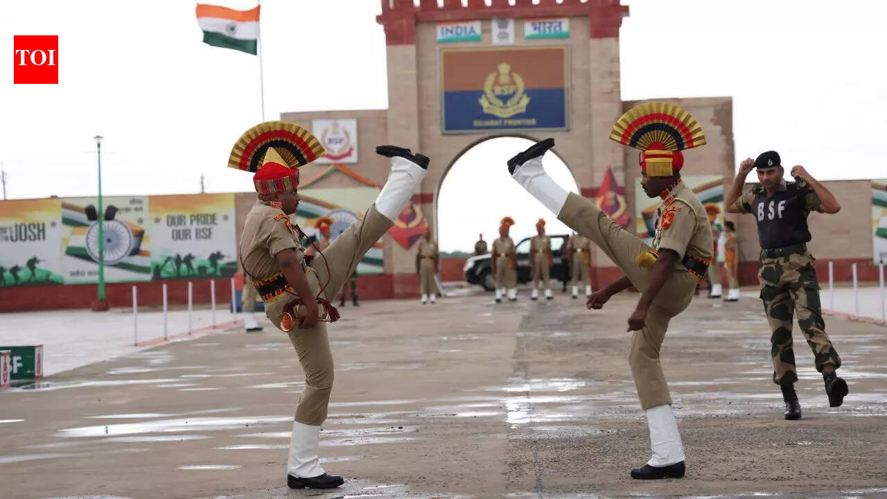 There is a Wagah border in Gujarat too and how the 'Beating Retreat' ceremony by BSF here is different from Amritsar
