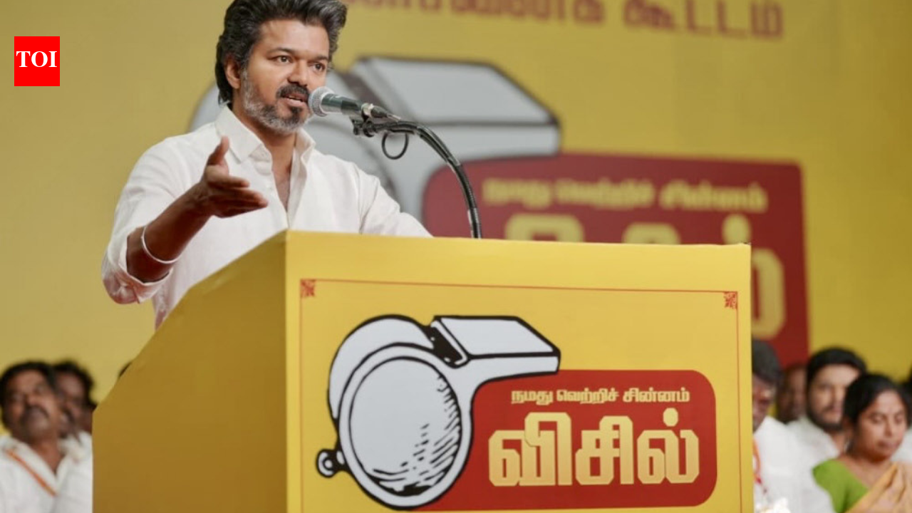 Actor Vijay says he’ll not yield to pressure; attacks DMK, AIADMK and ...