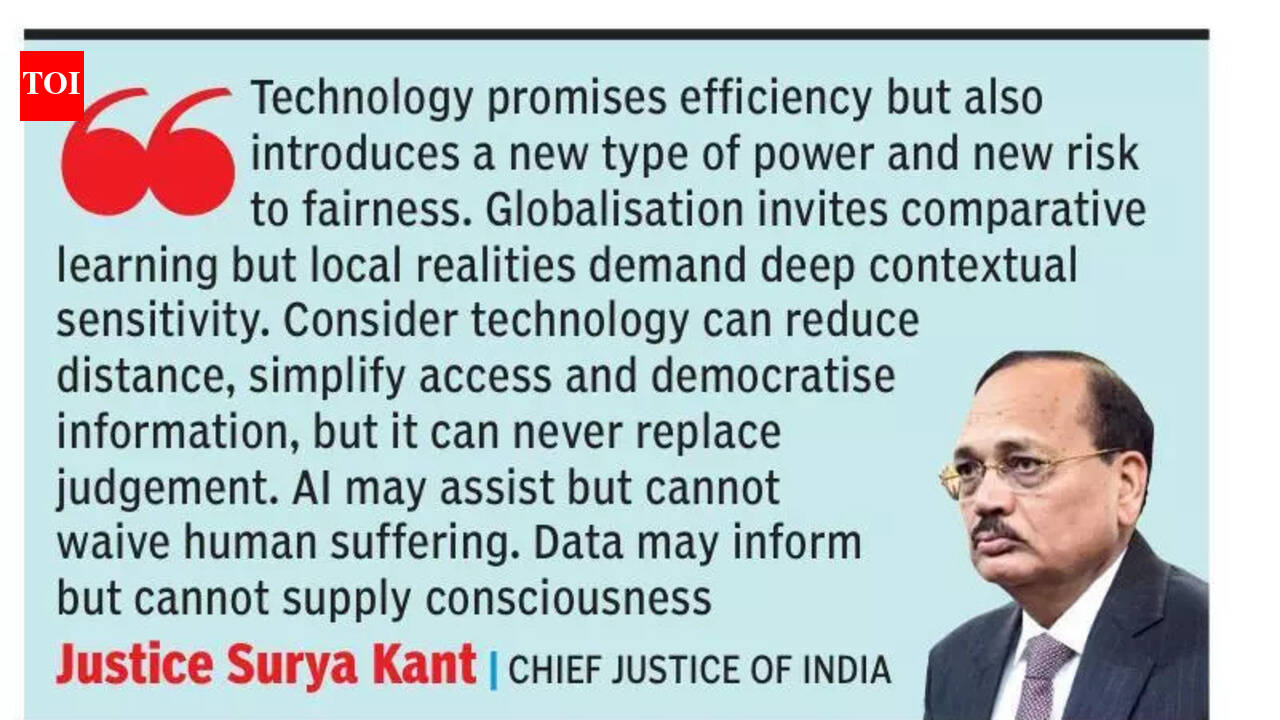 Justice systems facing different kind of pressure due to technology, AI: CJI