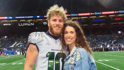 Cooper Kupp’s wife Anna sparks debate after wearing Seahawks coat against Rams in NFC Championship showdown