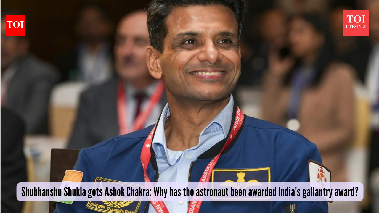 Shubhanshu Shukla gets Ashok Chakra: Why he’s only the second astronaut to win India’s highest peacetime gallantry honour