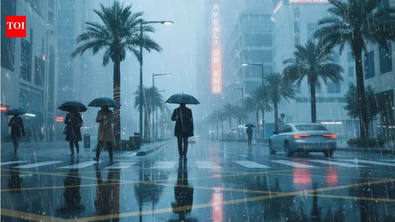 UAE weather alert: Rain and hailstorm hit Ras Al Khaimah, Fujairah as temperatures drop to 12°C
