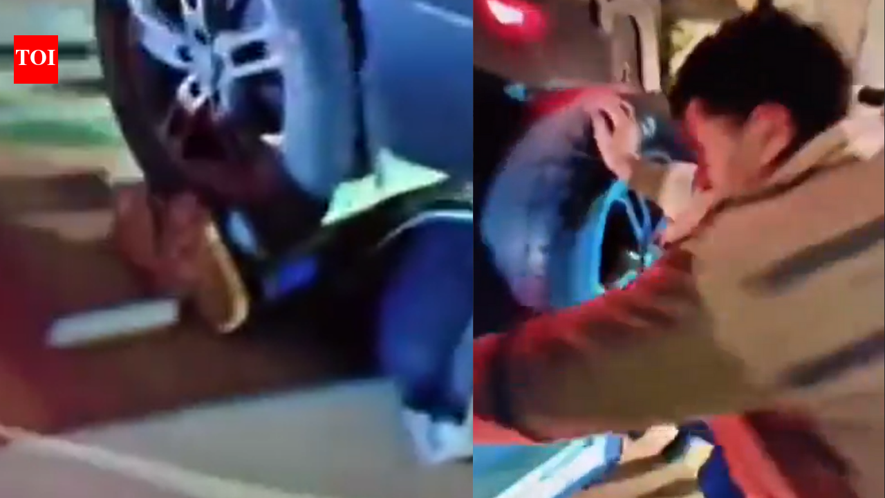 Bizman run over, crushed under SUV for 25 minutes during fight in Lucknow complex; 2 held