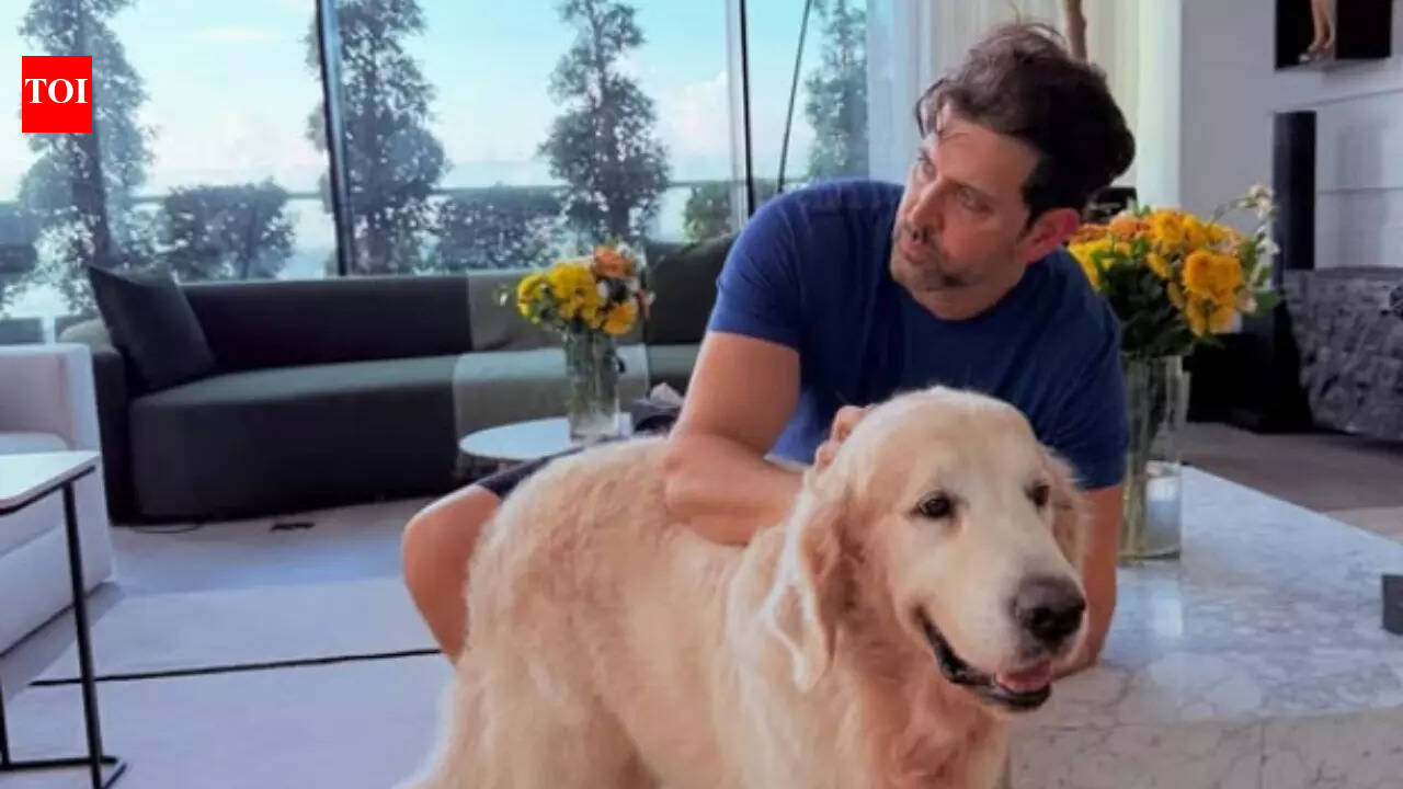 Hrithik Roshan shares adorable photo with pet dog Zane in new rant post - See PICS