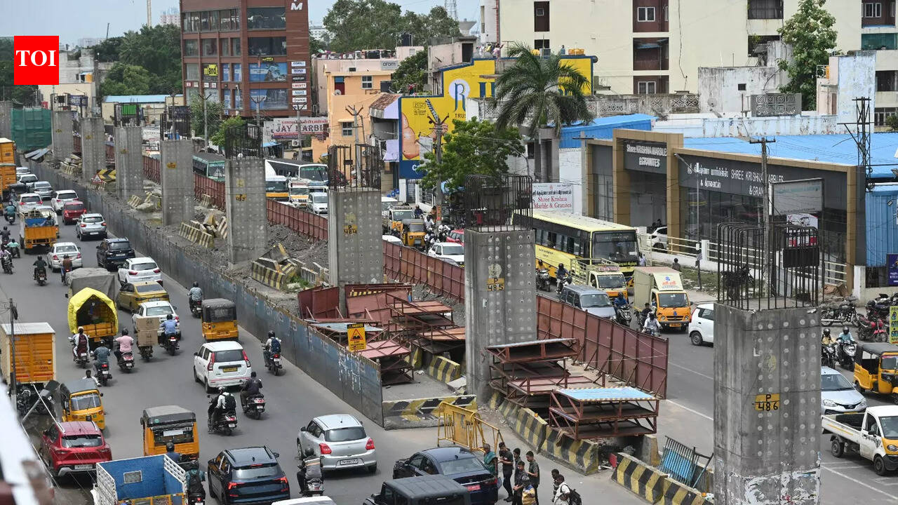 Chennai’s Port–Maduravoyal Expressway takes shape as double-decker corridor over Cooum