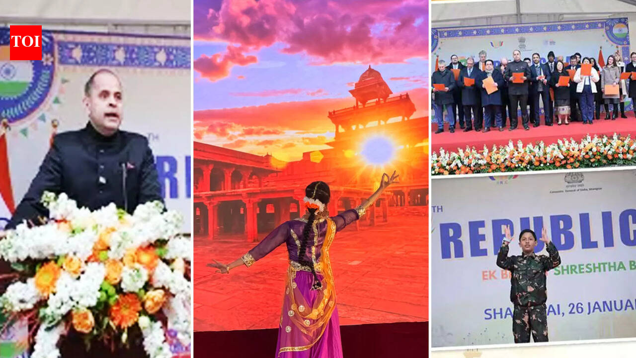 China: Indian Diplomatic Missions Celebrate 77th Republic Day In Beijing And Shanghai With Diaspora