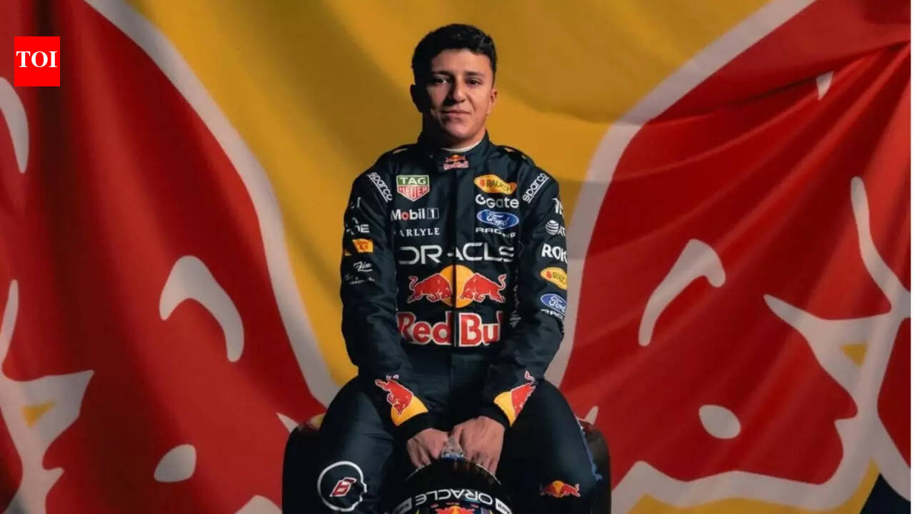 New Red Bull driver Isack Hadjar proves his worth after topping Barcelona test on Day 1