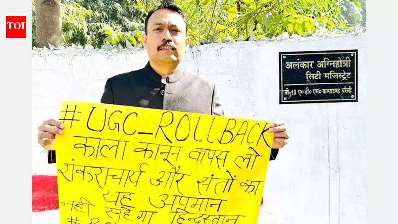 ‘Black law’: Bareilly city magistrate resigns over UGC rules; makes big 'hostage' charge