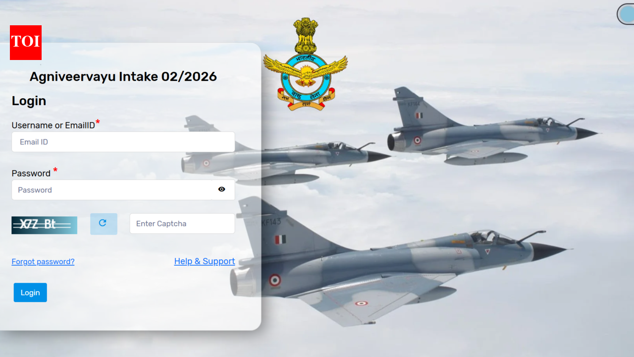 IAF Agniveerayu registration window 2026 closing today: Check direct link to apply here