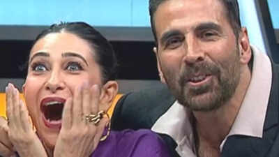 Akshay Kumar calls Karisma Kapoor his 'first heroine', duo recreate 'Deedar' moment after 34 years