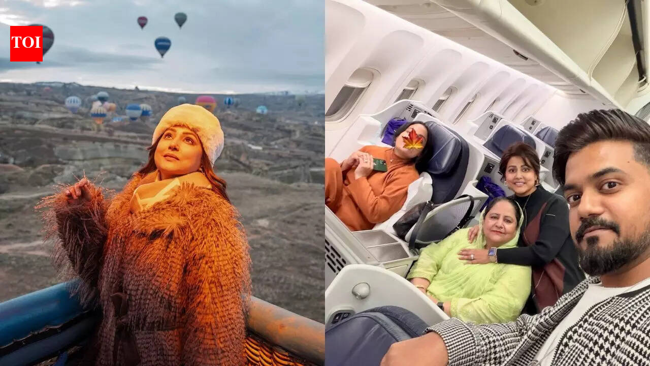 Hina Khan shares wholesome vacation pictures with husband Rocky and mom from Turkey; says, “Best experience”