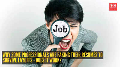  Why some professionals are faking their résumés to survive layoffs - Does it work?