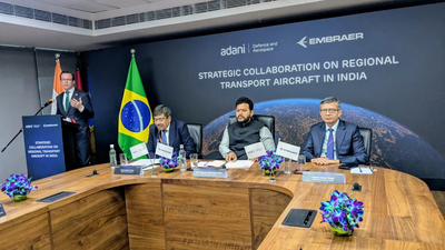 Adani-Embraer announce regional jets' final assembly line in India