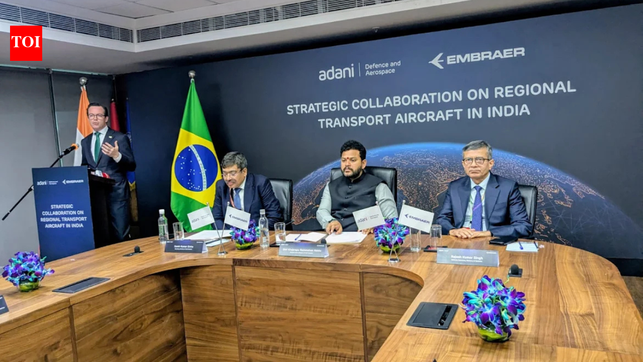 Adani-Embraer announce regional jets' final assembly line in India
