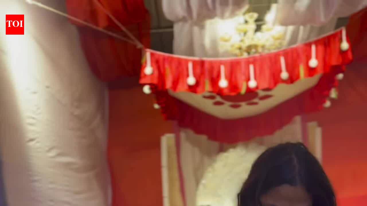 Sohini Sarkar preps for Saraswati Puja