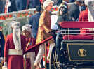 Burgundy Benarasi outfit marks EU chief&rsquo;s Republic Day moment