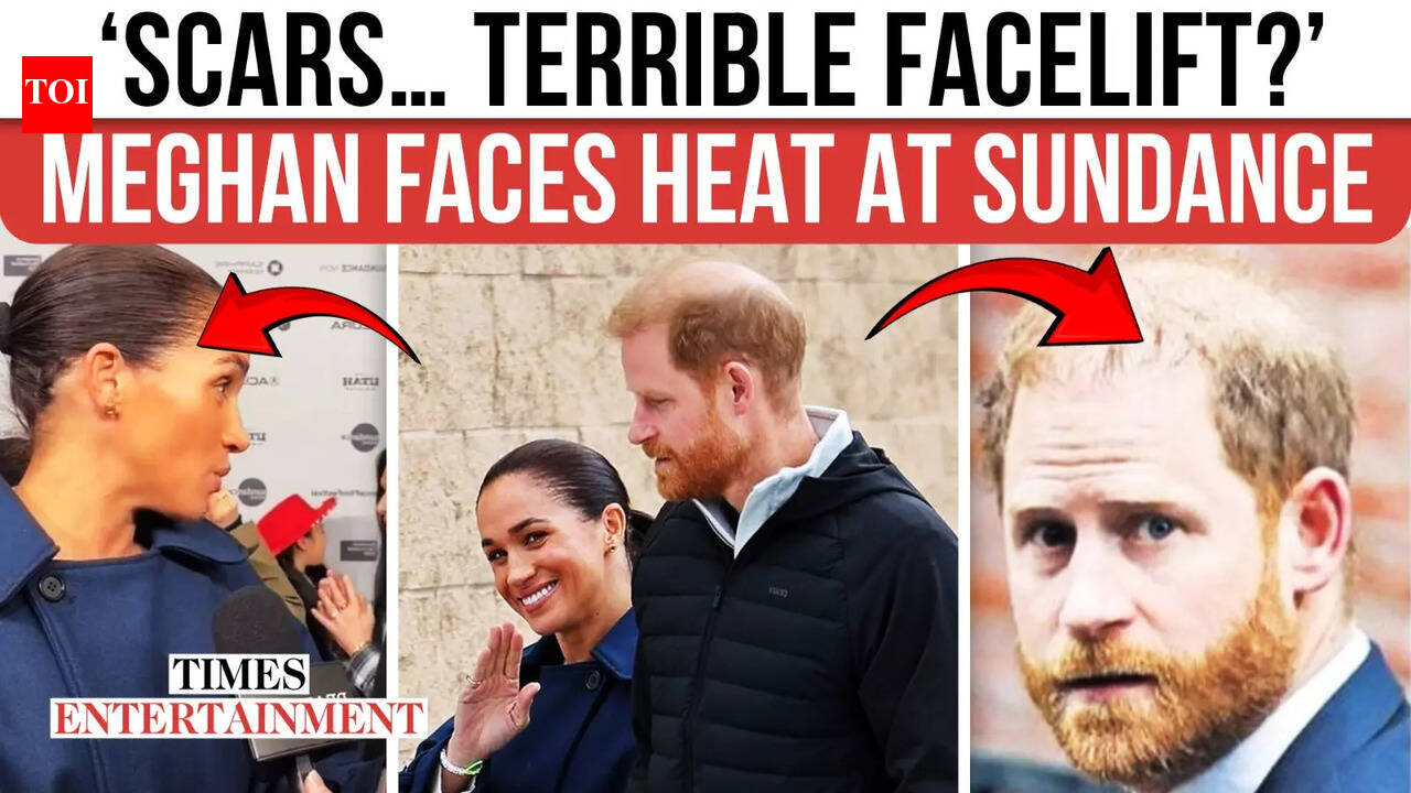Meghan Markle’s ‘Facelift Scars’ & Extensions Spark Frenzy At ‘Cookie Queens’ Screening