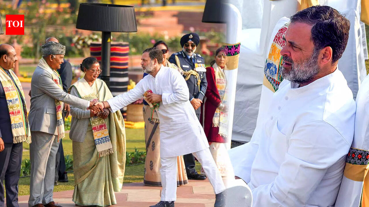 Gamosa Controversy Explained: BJP Criticizes Rahul Gandhi At President’S ‘At Home’ Event
