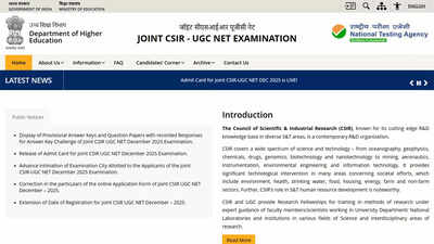 CSIR NET December 2025 result soon: NTA to release scorecards, final answer keys and cut-offs at csirnet.nta.ac.in