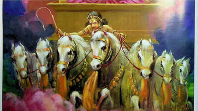 Quote of the day from Vedas: Seven Horses Carrying Seven Wheels
