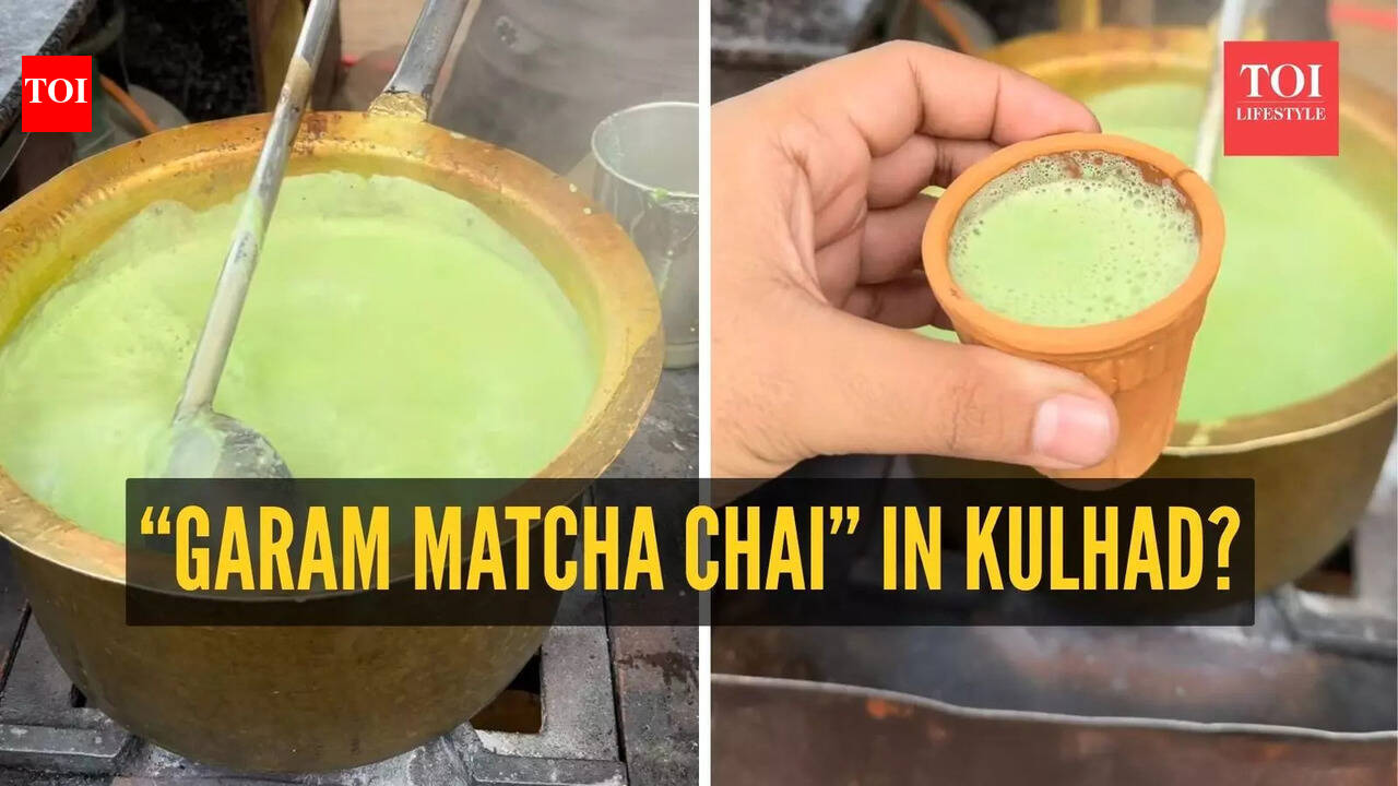 “Garam matcha chai” in kulhad? Lucknow vendor serves jaw-dropping beverage and internet says…