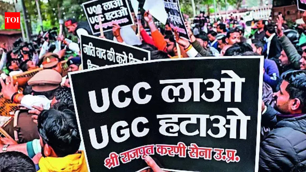 Students protest new UGC regulations in Ranchi