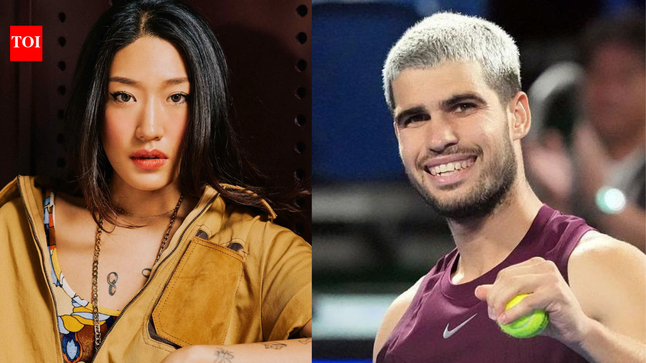 Carlos Alcaraz’s friend and female Korean DJ icon Peggy Gou spotted in his player box during Australian Open 2026 win