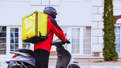  Speeding car rams into bike, Blinkit delivery executive dies