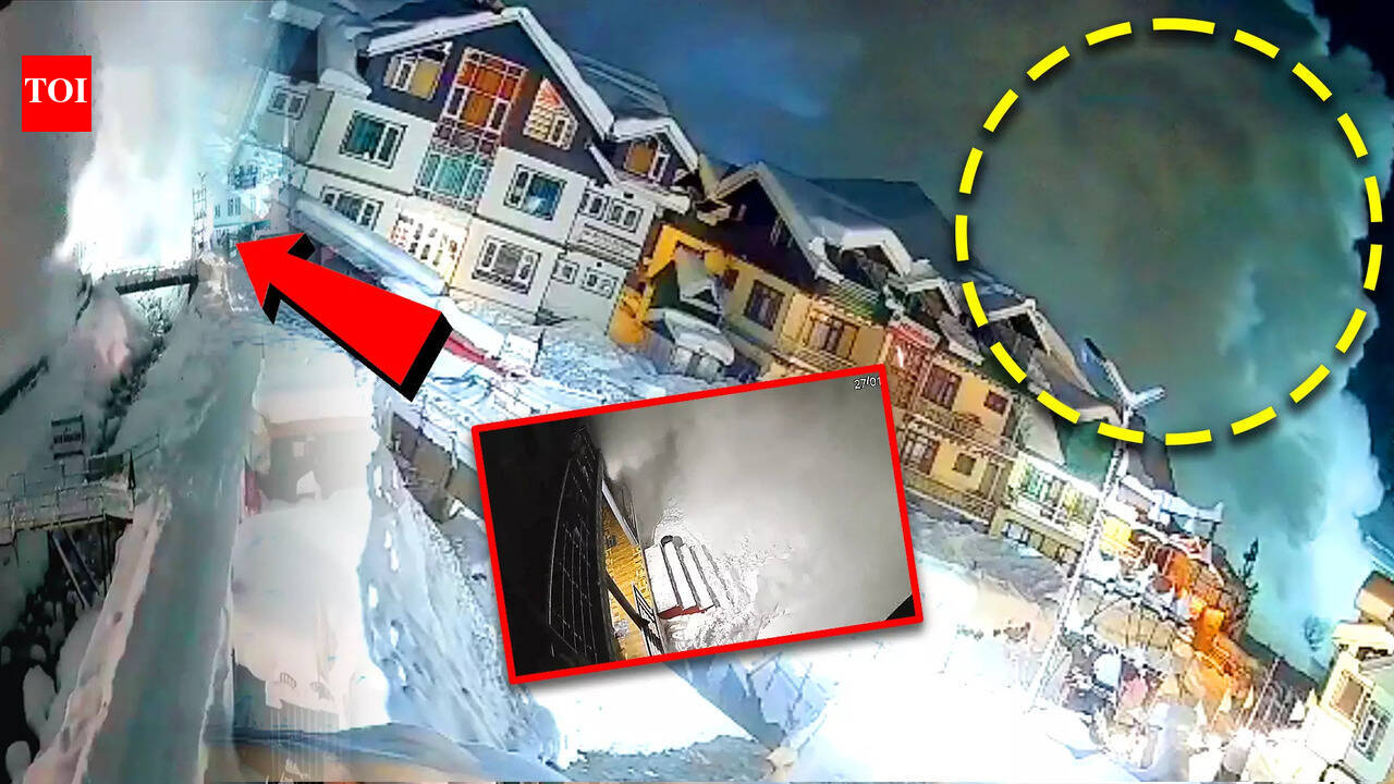 Sonamarg Avalanche Caught Live On CCTV Cameras As Snowstorm Pushes Kashmir To The Brink Of Crisis