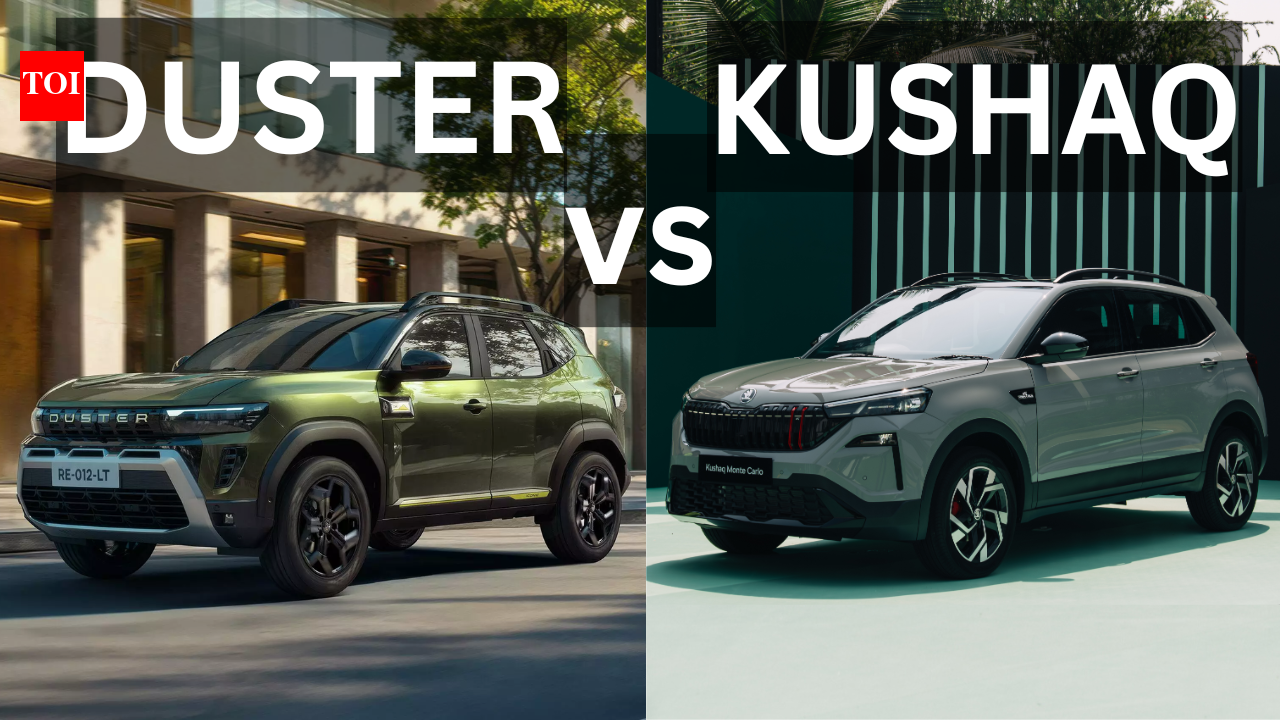 Renault Duster vs Skoda Kushaq facelift: Features, specs, dimensions compared