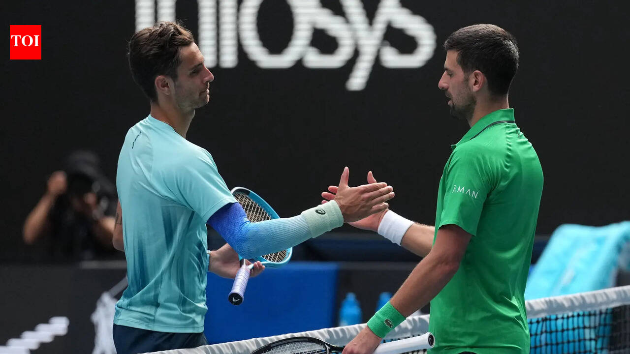 ‘I was on my way home’: Djokovic survives scare to reach Aus Open semis