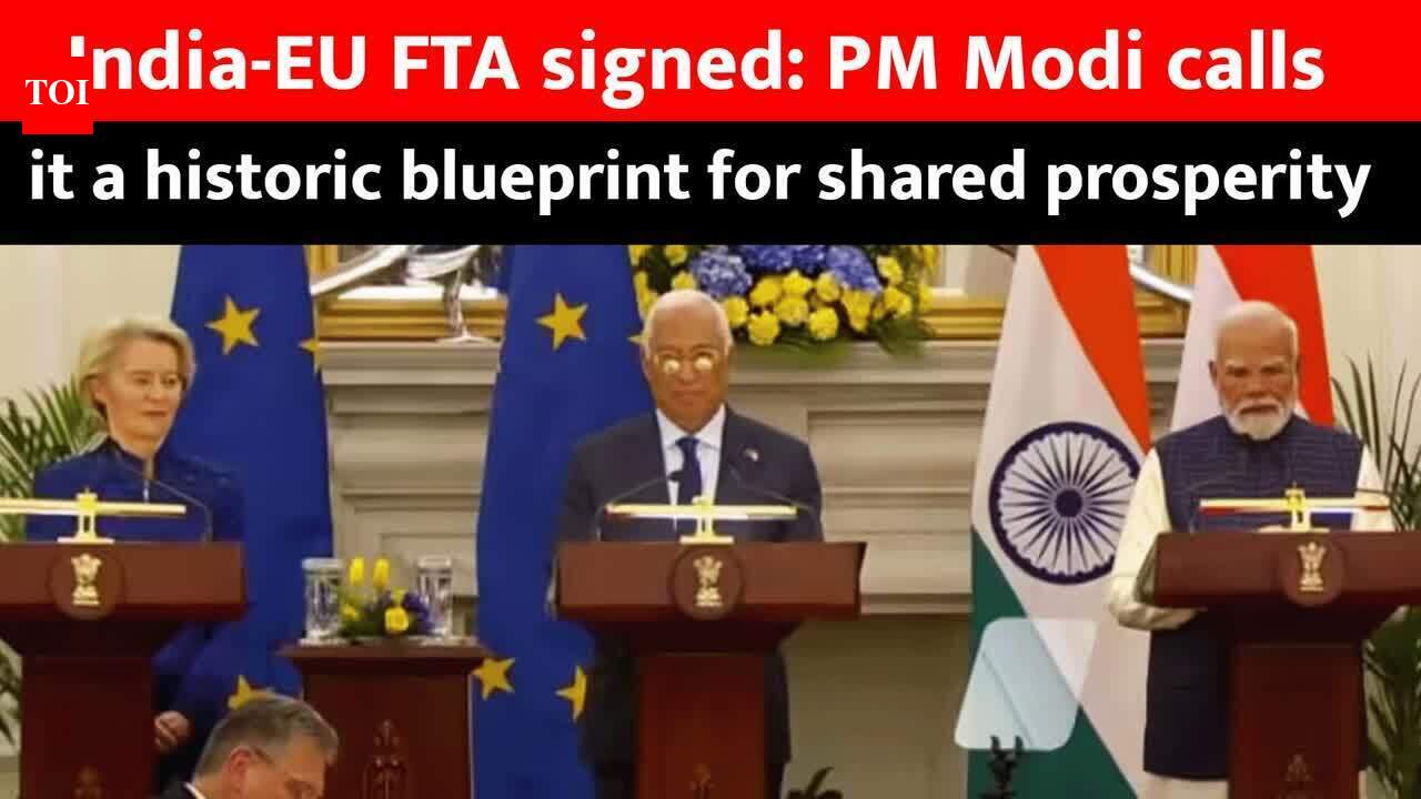 'Not just a trade agreement, but a blueprint for shared prosperity': PM Modi on India-EU FTA