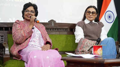 Rani Mukerji inaugurates NCW’s ‘Wall of Fame’ in New Delhi