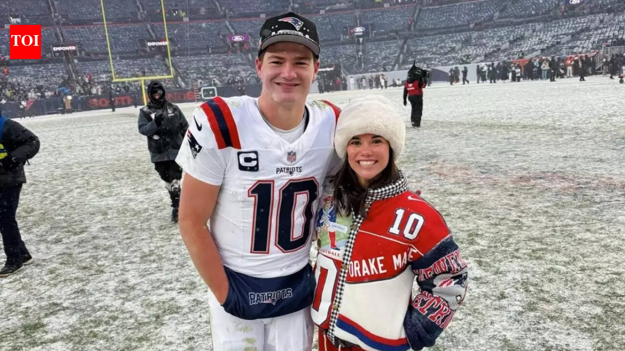 “These two are WORSE than Travis Kelce & Taylor Swift”: Drake Maye faces backlash over postgame interaction with his wife Anne Michael