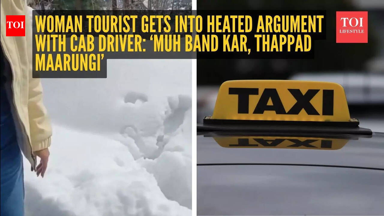 Woman tourist in Manali refuses Rs 3,000 payment, gets into heated argument with cab driver: ‘Muh band kar, thappad maarungi’