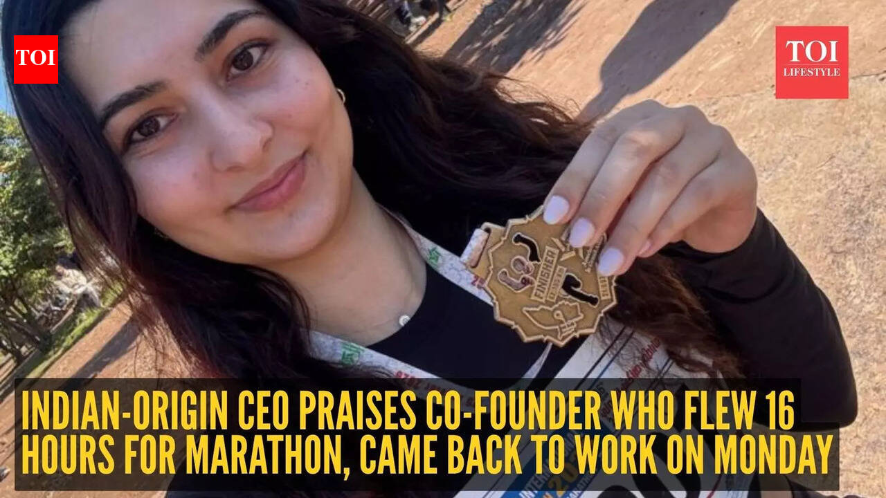 Indian-origin CEO praises co-founder who flew 16 hours for marathon, came back to work on Monday