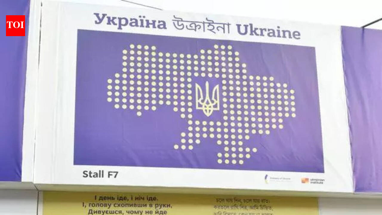 Russia and Ukraine stalls share book fair ground
