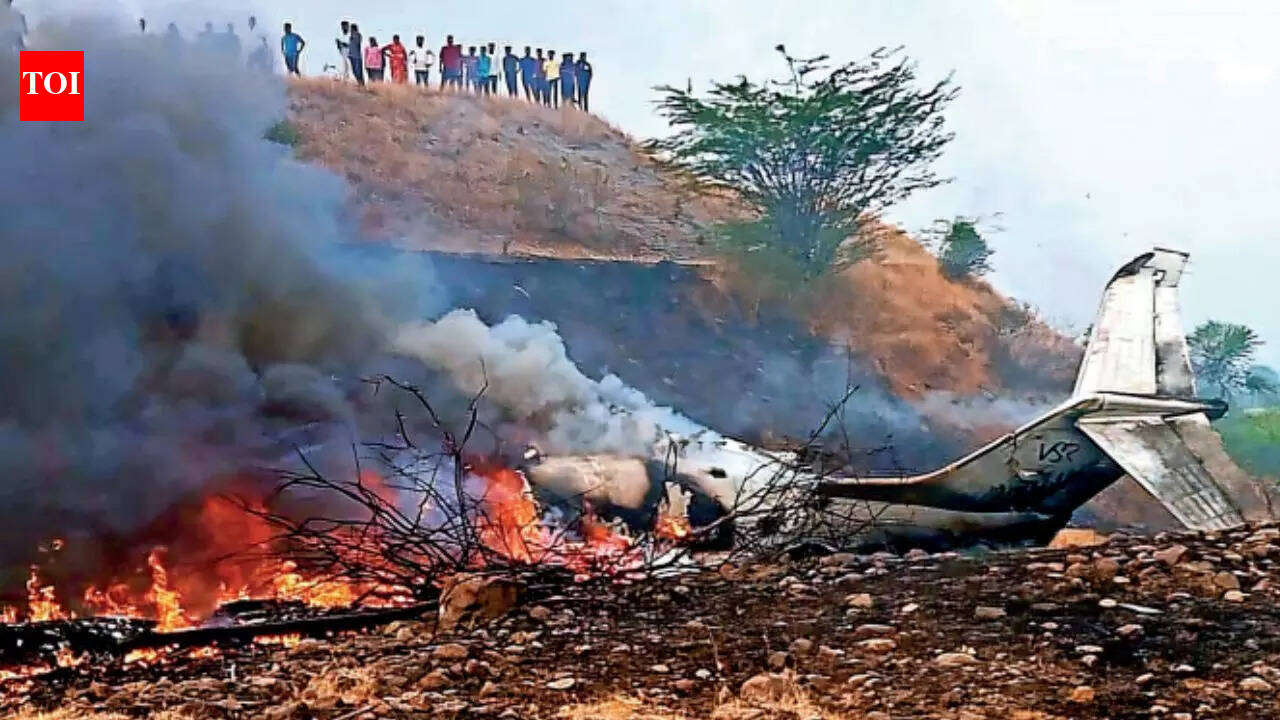High flames, burning aircraft: How first responders found 5 charred bodies at Baramati plane crash site