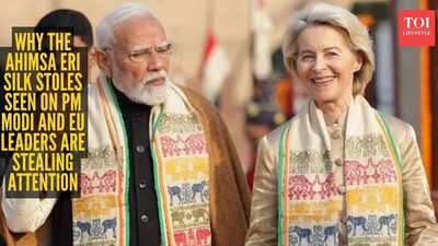 The Eri 'Ahimsa' silk stole worn by Ursula von der Leyen carries a powerful message