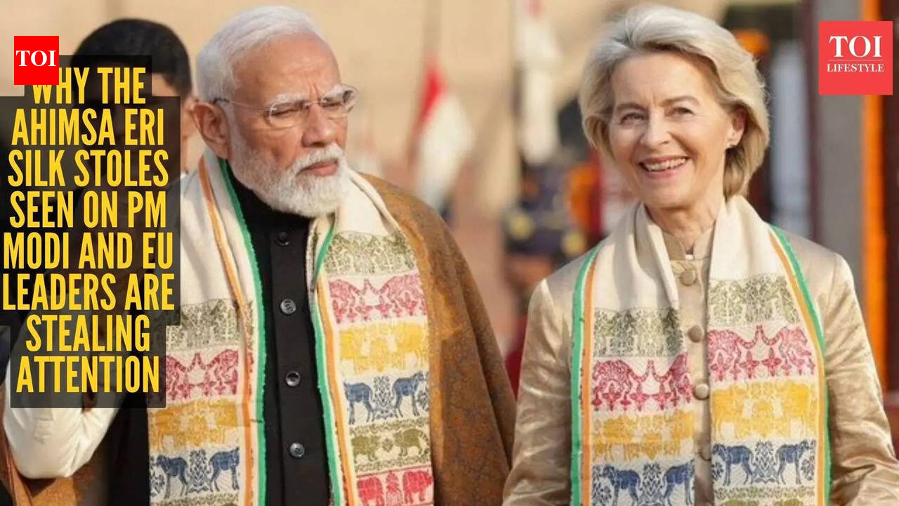 The Eri 'Ahimsa' silk stole worn by Ursula von der Leyen carries a powerful message