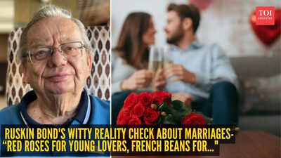 Relationship tip of the day: Ruskin Bond's witty reality check about marriages- “Red roses for young lovers, French beans for..."