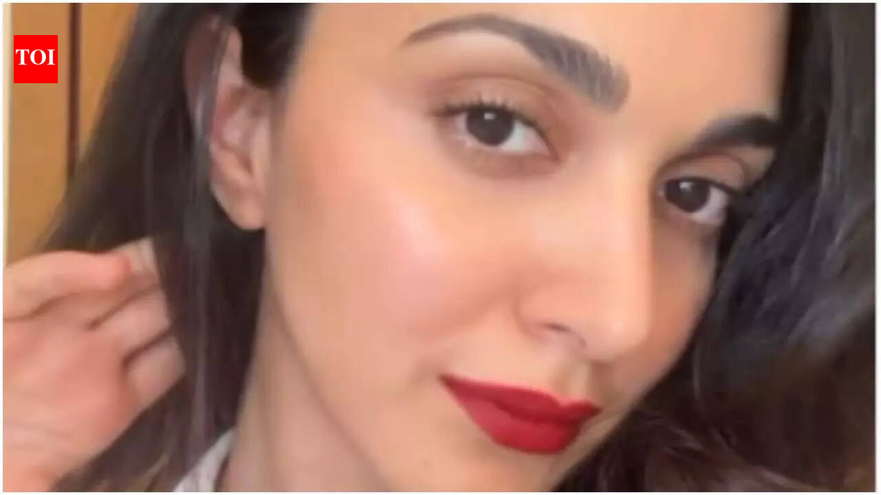 'Toxic' star Kiara Advani stuns in bold red lips, sets 'Thursday mood' with VIRAL video