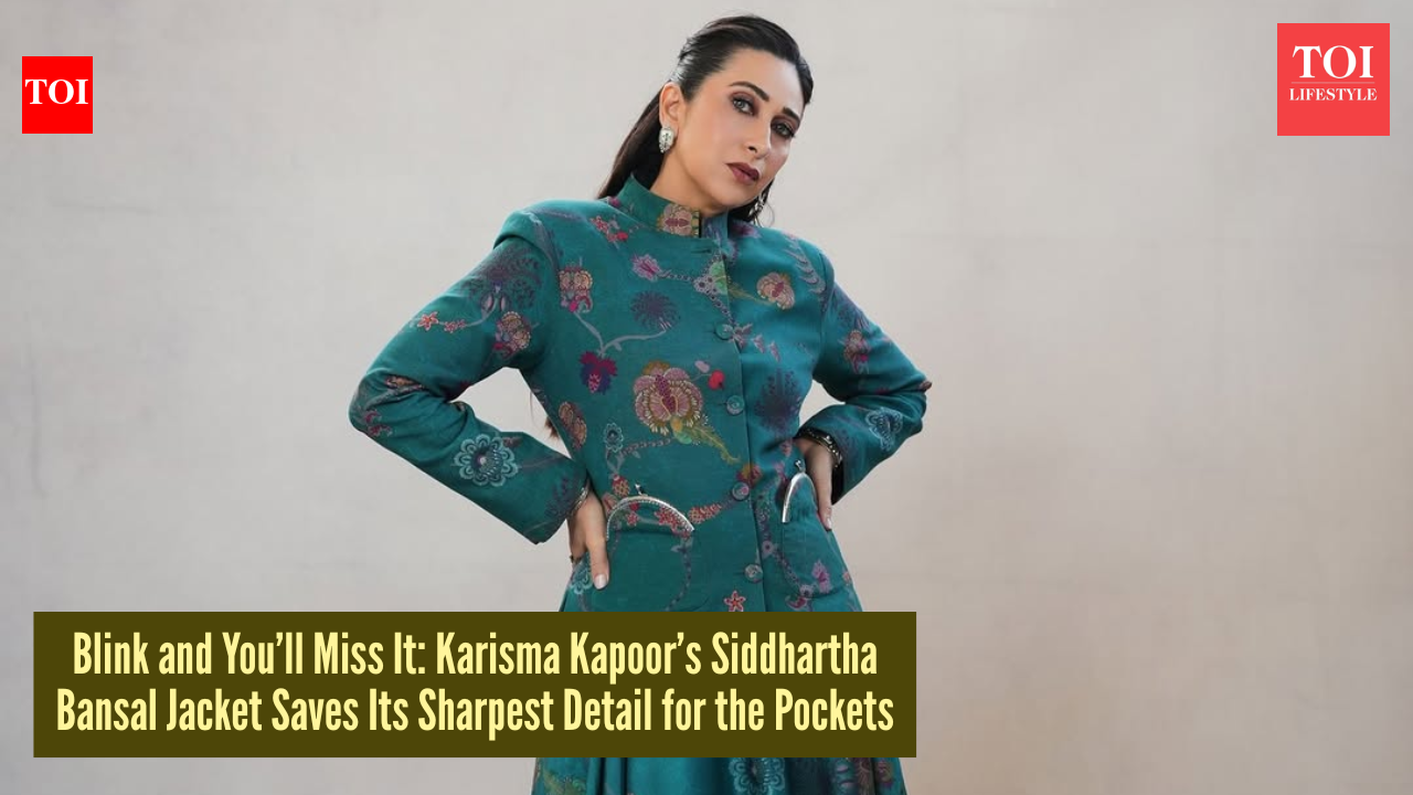 Karisma Kapoor proves the devil is in the details with this Siddhartha Bansal contemporary jacket