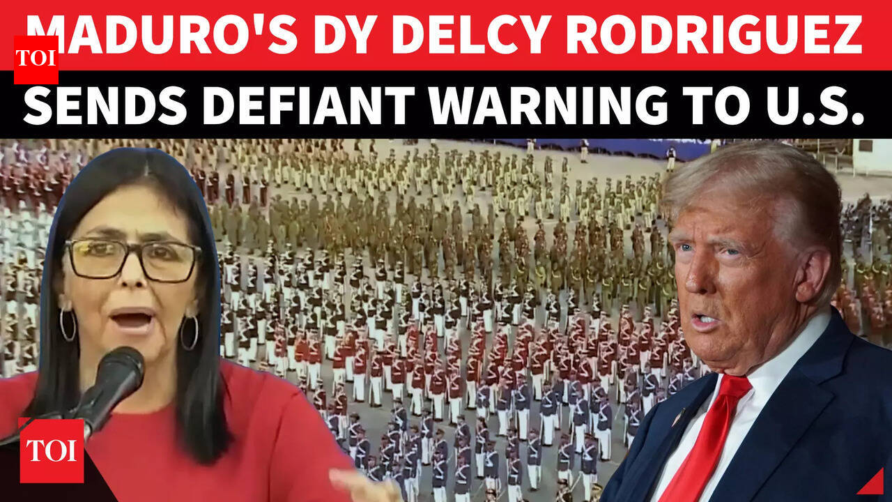 Delcy Rodriguez Takes Military Command As US-Venezuela Tensions Explode | 'Won't Accept Your War'