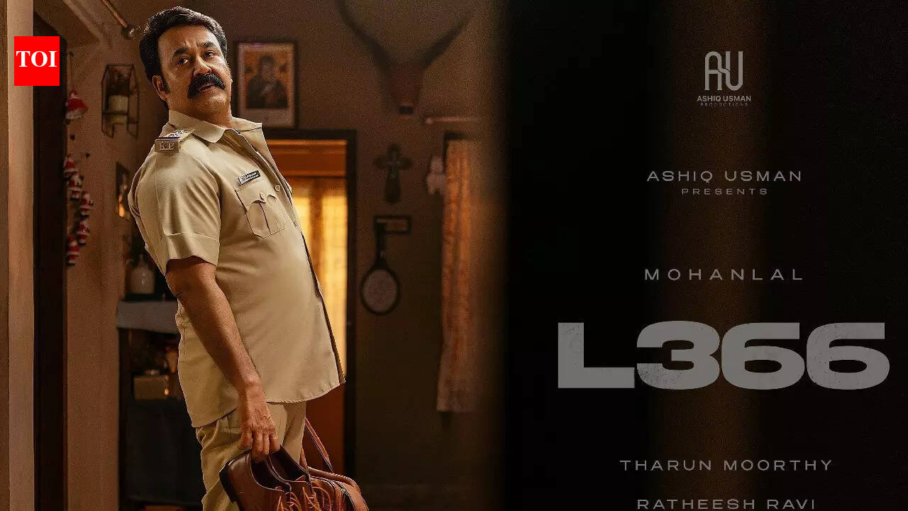 'L-366' first look unveiled: Mohanlal teases fans in a gritty new cop avatar, reunites with 'Thudarum' director Tarun Moorthy