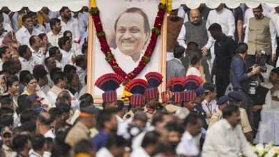 'Ajit dada amar rahe': Ajit Pawar cremated with state honours in Baramati; thousands pay last respects