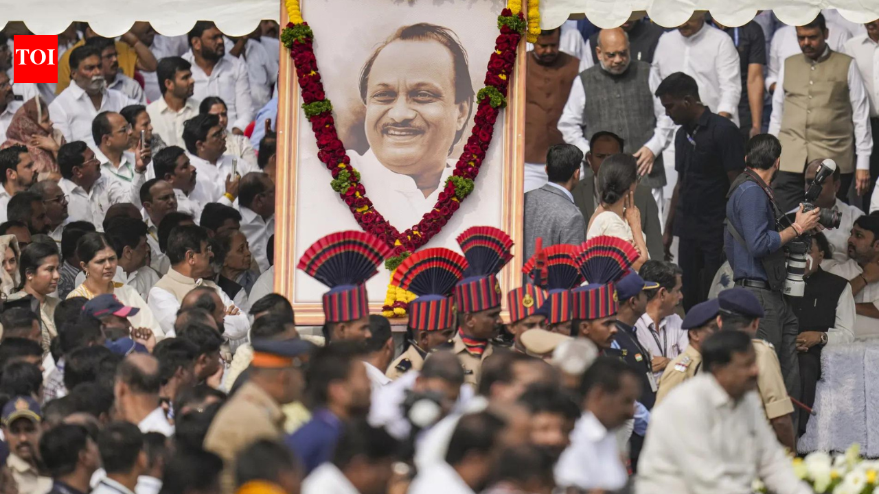 'Ajit dada amar rahe': Ajit Pawar cremated with state honours in Baramati; thousands pay last respects