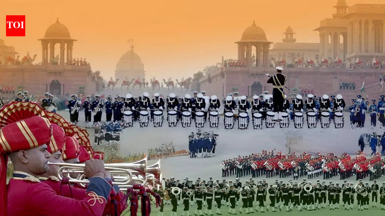 'Bharat Humko Jaan Se Pyara Hain' Echoes Loudly At Beating Retreat 2026